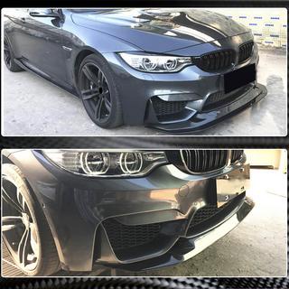 Frontlip till främre stötfångare Lip V1 (för F82/F83, kolfiber) foto 3