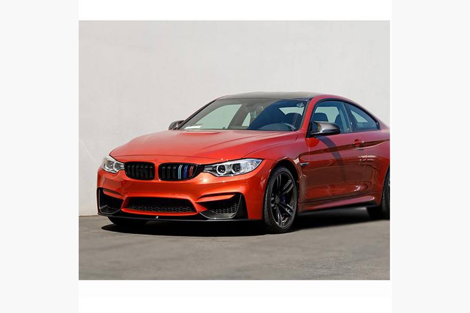 BMW 4-serie F32/F33/F36 2012–2020 Frontläpp till främre stötfångare Lip V2 (för F82/F83, kolfiber) Foto 2