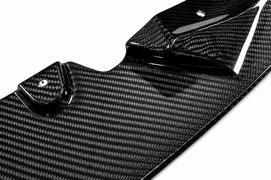 BMW 4-serie F32/F33/F36 2012–2020 Frontläpp till främre stötfångaren Lip V4 (för F82/F83, kolfiber) Foto 4
