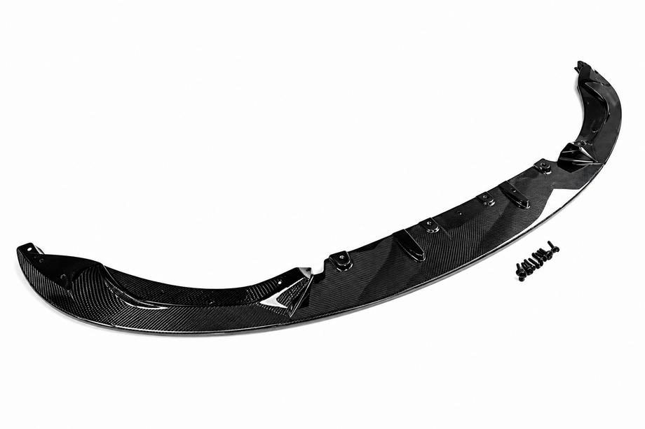 BMW 4-serie F32/F33/F36 2012–2020 Frontläpp till främre stötfångaren Lip V4 (för F82/F83, kolfiber) Foto 2