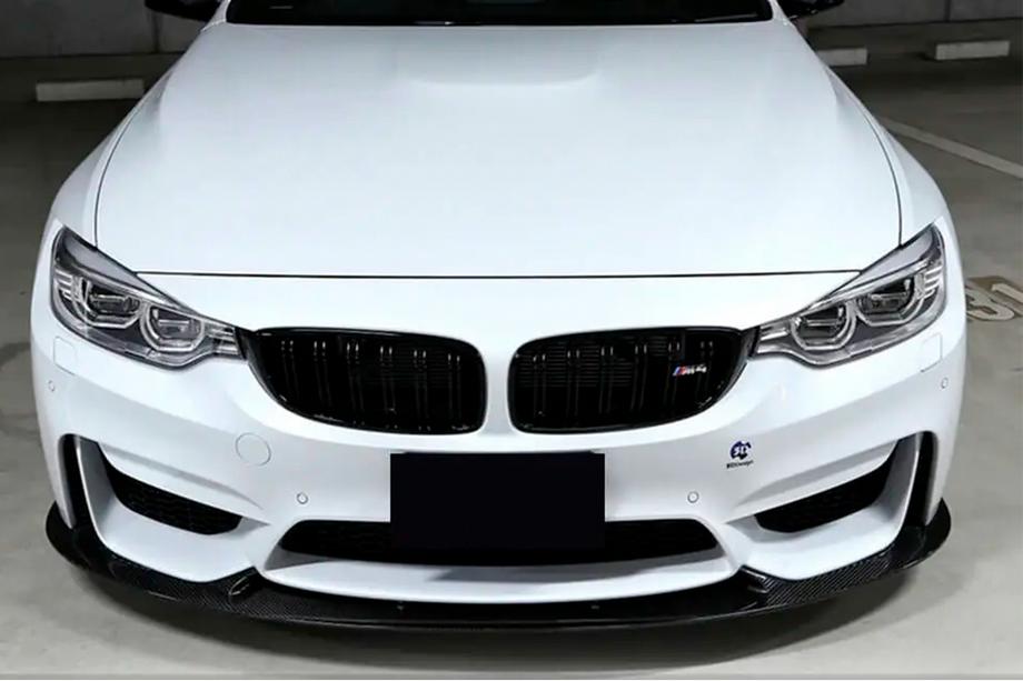 BMW 4-serie F32/F33/F36 2012–2020 Frontläpp till främre stötfångaren Lip V4 (för F82/F83, kolfiber) Foto 3