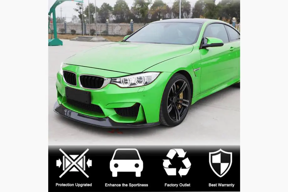 BMW 4-serie F32/F33/F36 2012–2020 Frontläpp Lip V7 (för F82/F83, kolfiber) Foto 3