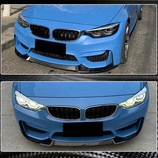 Frontläpp till stötfångaren Lip V8 (för F82/F83, kolfiber) BMW 4-serie F32/F33/F36 2012–2020 foto 3