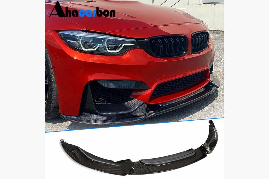 BMW 4-serie F32/F33/F36 2012–2020 Frontläpp V10 till främre stötfångare (för F82/F83, kolfiber) Image