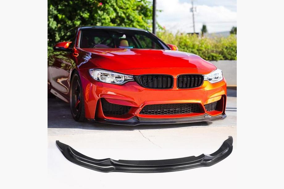 BMW 3-serien F30/F31 2012–2019 Front läppspoiler Lip V11 (för F80, kolfiber) Image
