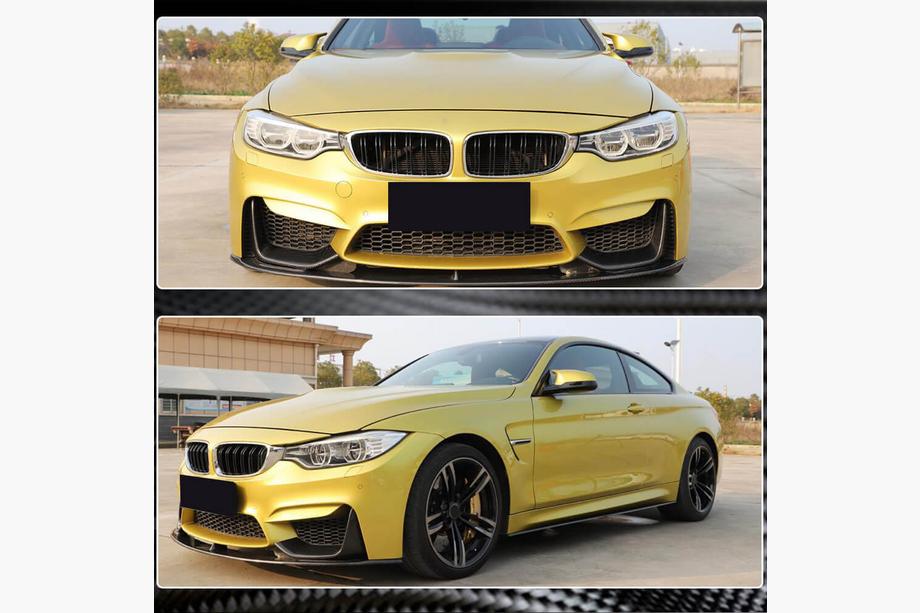 BMW 3-serien F30/F31 2012–2019 Frontläpp till främre stötfångare FRP V16 (för F80) Foto 3
