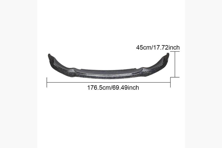 BMW 4-serie F32/F33/F36 2012–2020 Frontläpp V14 till främre stötfångare (för F82/F83, kolfiber) Foto 7