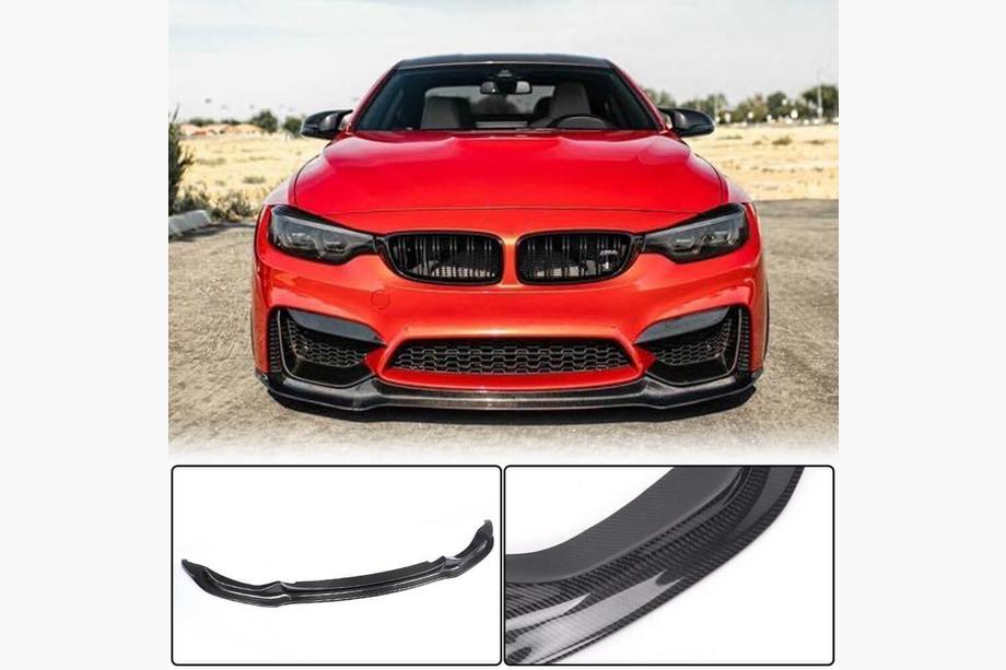 BMW 4-serie F32/F33/F36 2012–2020 Frontläpp till stötfångare FRP V17 (för F82/F83) Foto 2