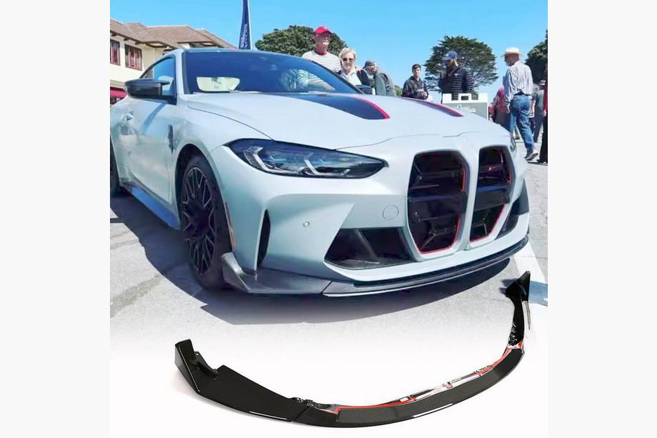 BMW 4-serien G22/23/26 2020– Frontläpp Lip V2 (för G82/G83, kolfiber) Image