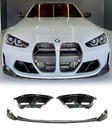 BMW 4-serien G22/23/26 2020– Frontläpp Lip V4 (för G82/G83, kolfiber) foto 1