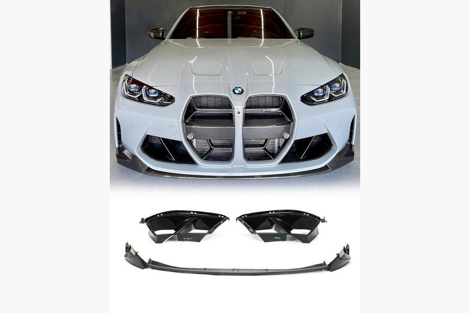 BMW 4-serien G22/23/26 2020– Frontläpp till främre stötfångaren i kolfiber V6 (för G82/G83) Image