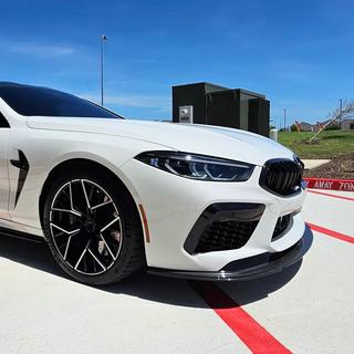 Frontläpp / lipspoiler till främre stötfångare (för F91/F92/F93 M8, kolfiber) BMW 8-serie G14/G15/G16 2018– foto 4