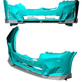 Frontläpp (för M-Sport 2022-2024, kolfiber) foto 2