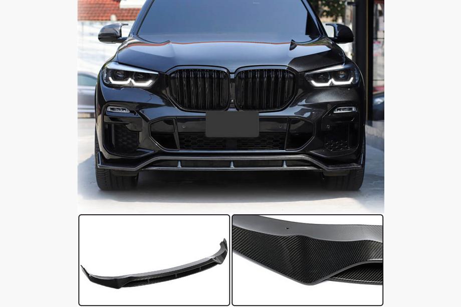 BMW X5 G05 2019–2026 Frontläpp till främre stötfångare Carbon V2 (2019-2022 M-Sport) Foto 1