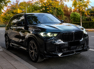 BMW X5 G05 2019–2026 Paradigm V-5 frontläpp (för M-Sport 2023-, blank svart) foto 2
