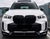 BMW X5 G05 2019–2026 Paradigm V-5 frontläpp (för M-Sport 2023-, blank svart) foto 4