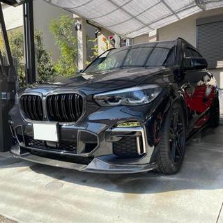 Frontläppspoiler Paradigm V-4 (2018-2022, äkta kolfiber) BMW X5 G05 2019–2026 foto 3