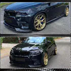 BMW X5 F15 2013–2018 Frontläpp till stötfångare Lip V1 (för F85, kolfiber) foto 5