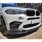 BMW X5 F15 2013–2018 Frontläpp till stötfångare Lip V2 (för F85, kolfiber) foto 2