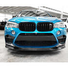 BMW X5 F15 2013–2018 Frontläpp till stötfångare Lip V2 (för F85, kolfiber) foto 6