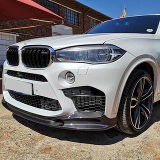 Frontläpp till stötfångare Lip V2 (för F85, kolfiber) BMW X5 F15 2013–2018 foto 1