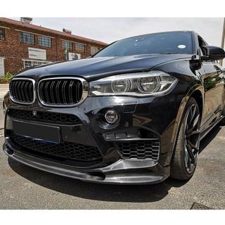 Frontläpp till stötfångare Lip V2 (för F85, kolfiber) BMW X5 F15 2013–2018 foto 3