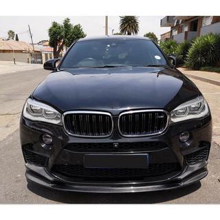 Frontläpp till stötfångare Lip V2 (för F85, kolfiber) BMW X5 F15 2013–2018 foto 4