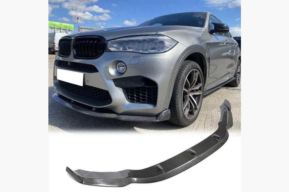 BMW X5 F15 2013–2018 Frontläpp Lip V3 (för F85, kolfiber) Image