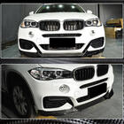 BMW X6 F16 2014–2019 Frontläpp Lip till främre stötfångare (för M-Sport, kolfiber) foto 5