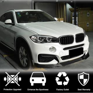Frontläpp Lip till främre stötfångare (för M-Sport, kolfiber) BMW X6 F16 2014–2019 foto 2