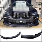 BMW X6 G06 2019–2027 Frontläpp Lip till främre stötfångare (för M-Sport 2018-2022, kolfiber) foto 1