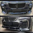BMW X7 G07 2019– Frontläpp till främre stötfångare (för M-Sport 2019-2022, kolfiber) foto 13