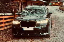 BMW X7 G07 2019– Frontläpp till främre stötfångare (för M-Sport 2019-2022, kolfiber) foto 4