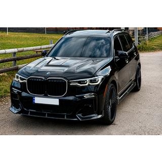 Frontläpp till främre stötfångare (för M-Sport 2019-2022, kolfiber) BMW X7 G07 2019– foto 1