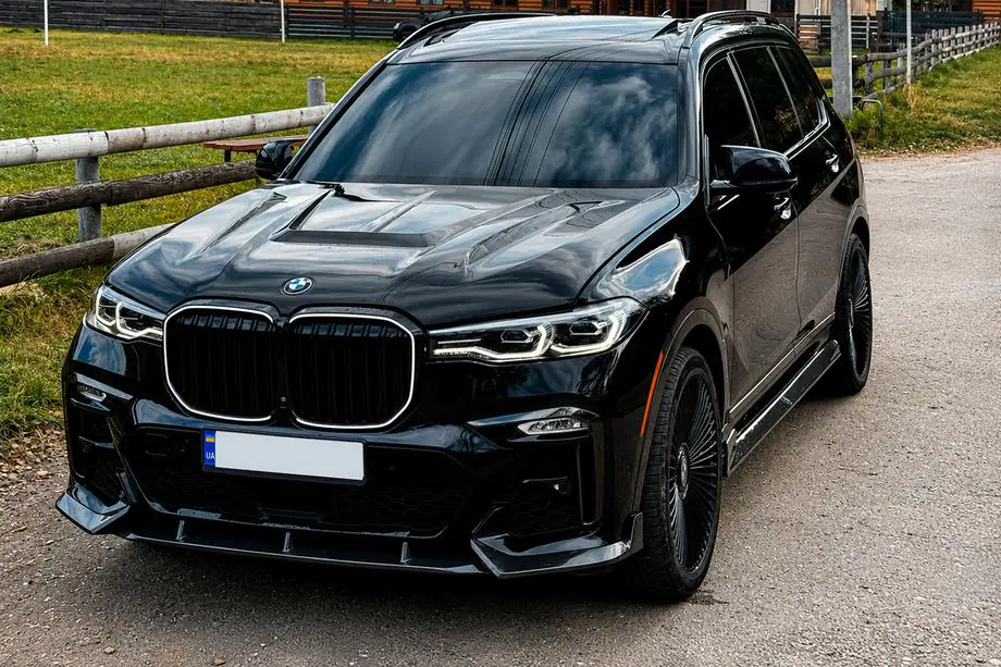 BMW X7 G07 2019– Frontläpp till främre stötfångare (för M-Sport 2019-2022, kolfiber) Image