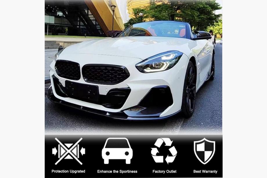 BMW Z4 (G29) 2018– Frontläpp Lip V5 (för M-Sport, kolfiber) Foto 3