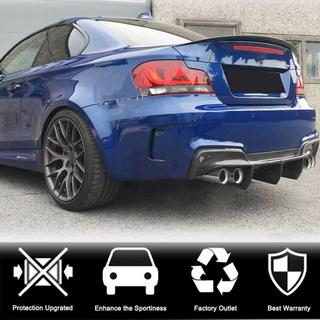 Bakre diffuser (för 1M E82, kolfiber) BMW 1-serie E81/E82/E87/E88 2004–2011 foto 3