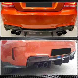 Bakre diffuser (för 1M E82, kolfiber) BMW 1-serie E81/E82/E87/E88 2004–2011 foto 4
