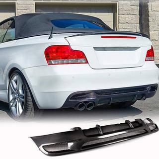 Bakre stötfångardiffusor V1 (för E82/E88 M-Sport, kolfiber) BMW 1-serie E81/E82/E87/E88 2004–2011 foto 1