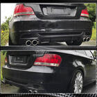 BMW 1-serie E81/E82/E87/E88 2004–2011 Bakre stötfångardiffusor V2 (för E82/E88 M-Sport, kolfiber) foto 11