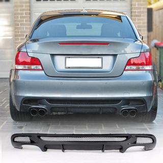 Bakre stötfångardiffusor V2 (för E82/E88 M-Sport, kolfiber) BMW 1-serie E81/E82/E87/E88 2004–2011 foto 1