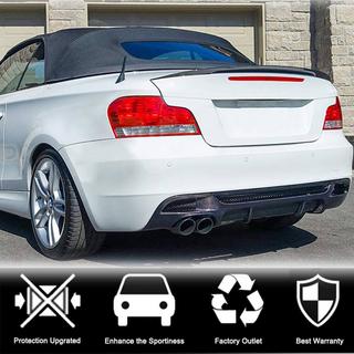Bakre stötfångardiffusor V2 (för E82/E88 M-Sport, kolfiber) BMW 1-serie E81/E82/E87/E88 2004–2011 foto 4
