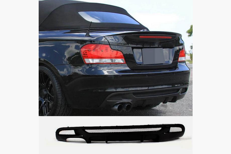 BMW 1-serie E81/E82/E87/E88 2004–2011 Bakdiffuser FRP V3 (för E82/E88 M Sport) Image