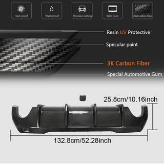 Bakre stötfångardiffusor (för M-Sport, kolfiber) BMW 1-serien F40 2019–2024 foto 4