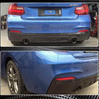 Bakre stötfångardiffusor V1 (för F22/F23 M-Sport, kolfiber) BMW 2-serien F22/F23 2014–2021 foto 3