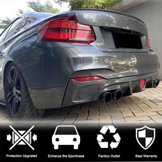 Bakre stötfångardiffusor V2 (för F22/F23 M-Sport, kolfiber) BMW 2-serien F22/F23 2014–2021 foto 3