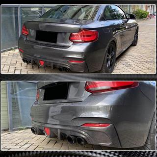 Bakre stötfångardiffusor V2 (för F22/F23 M-Sport, kolfiber) BMW 2-serien F22/F23 2014–2021 foto 4