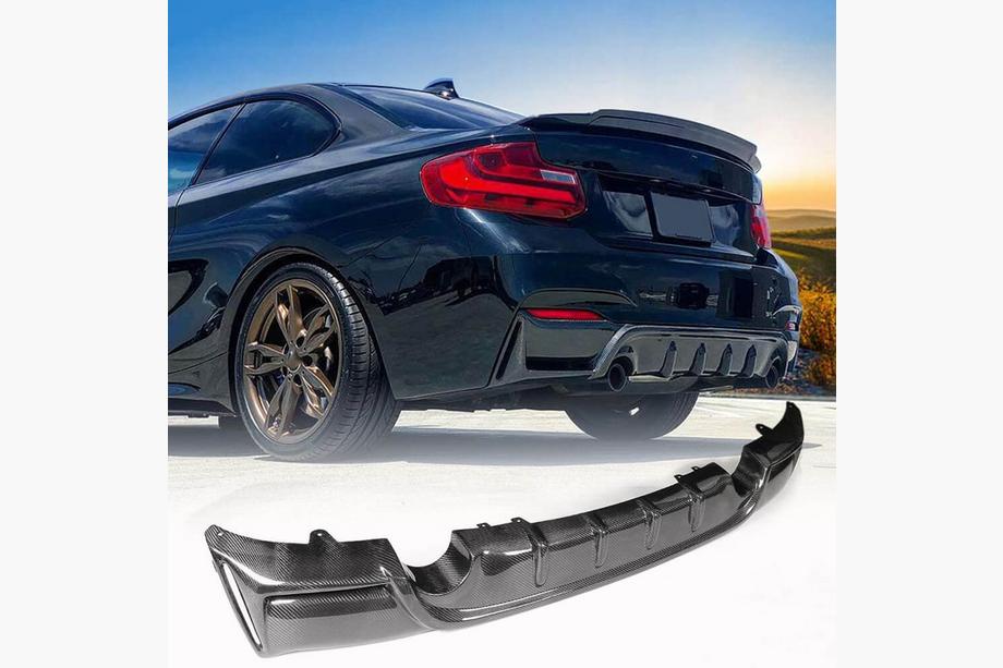 BMW 2-serien F22/F23 2014–2021 Bakre stötfångardiffusor FRP V5 (för F22/F23 M Sport) Foto 1