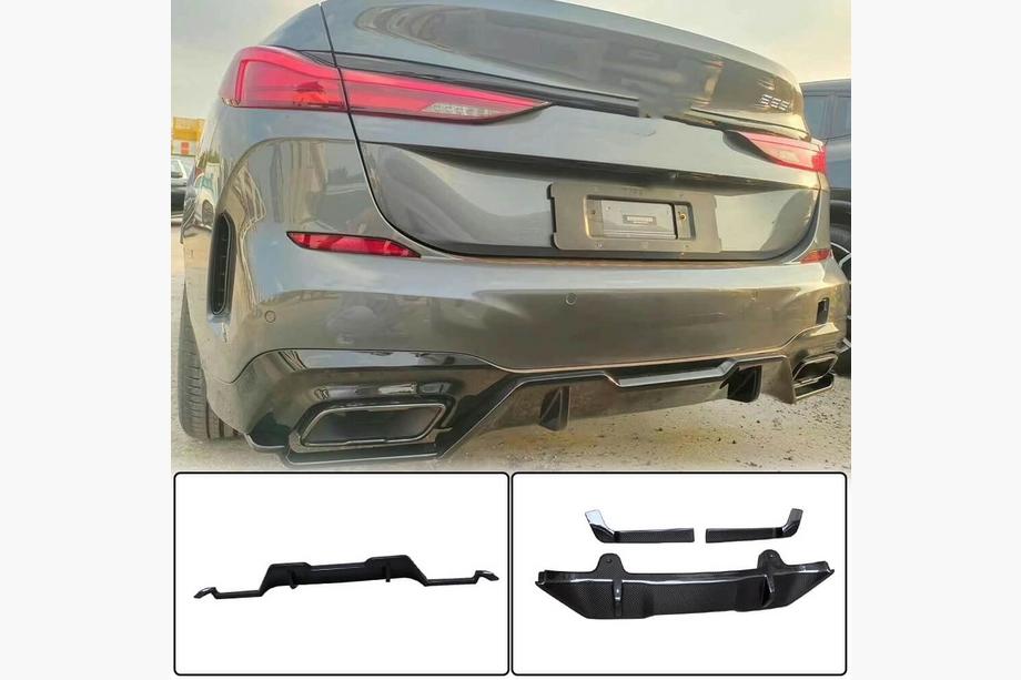 BMW 2-serie Gran Coupe F44 2020–2024 Bakre stötfångardiffusor i kolfiber Image