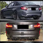 BMW 2-serien F22/F23 2014–2021 Bakre stötfångardiffusor V2 (för F87 M2/M2C, kolfiber) foto 8